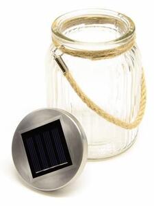 Zestaw 4 sztuk oświetlenia solarnego – szklane, wiszące
