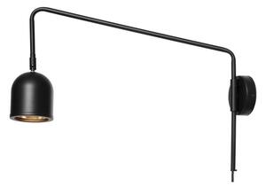 Regulowany kinkiet metalowy GASPAR 21054102 loftowa lampa czarna - czarny