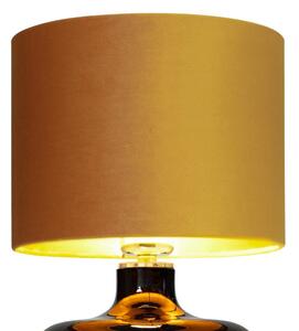 Abażurowa lampa stołowa LORA 41063105 klimatyczna lampka złota - złoty