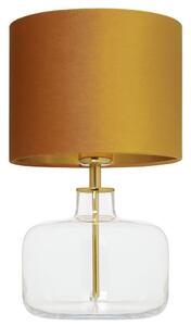Złota lampa stołowa LORA 41066105 abażurowa lampka do sypialni - złoty