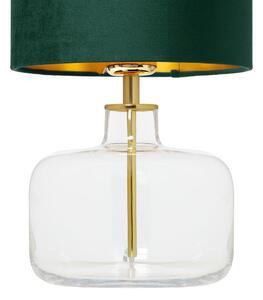 Stojąca lampa z materiału LORA 41069113 zielona lampka stołowa