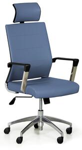 Krzesło biurowe ELITE, niebieski
