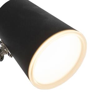 Nowoczesna lampa stojąca czarna 3-punktowa z ściemniaczem LED - Coupe Oswietlenie wewnetrzne