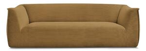 Musztardowa sztruksowa sofa 242 cm Giorgia – Bobochic Paris