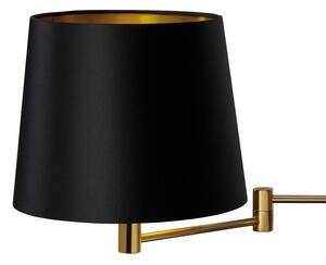 Ścienna lampa nowoczesna MOVE 21062102 sypialniany kinkiet czarny - czarny