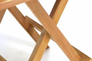 Składany stolik ogrodowy drewniany 50 cm