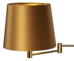 Złota lampa ścienna MOVE 21060105 abażurowy kinkiet z włącznikiem - złoty
