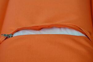 Wysokiej jakości poduszka na leżak pomarańczowa