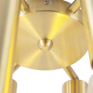 Lampa sufitowa Art Deco złota 6-punktowa -Tubi Oswietlenie wewnetrzne