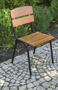 Ogrodowe krzesło drewniane do układania w stos WEEKEND FSC