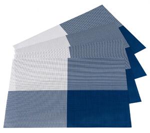 Podkładki DeLuxe niebieski, 30 x 45 cm, komplet 4 szt