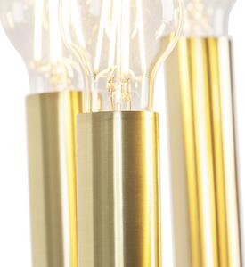Vintage lampa podłogowa złota 12-punktowa -Tubi Oswietlenie wewnetrzne