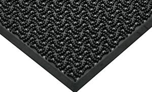 Gumowa mata wejściowa czyszcząca, 600 x 900 mm, czarna