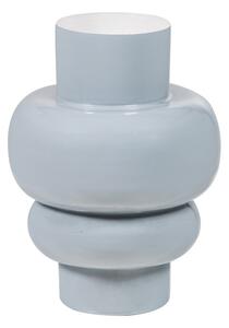Jasnoszary metalowy wazon (wysokość 27 cm) Auri – WOOOD