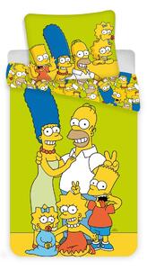 Jerry Fabrics Dziecięca pościel bawełniana Simpsons, 140 x 200 cm, 70 x 90 cm