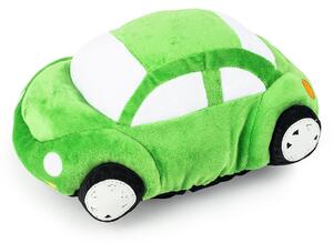 Profilowana poduszka Auto zielona, 33 x 15 cm
