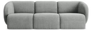 Szara sofa z tkaniny szenilowej 244 cm Lani – Makamii