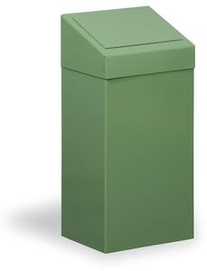 Kovona Kosz metalowy na śmieci segregowane, 45 l, zielony
