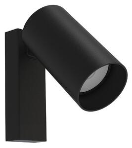 Czarny reflektorek ścienny Mono 7840 metalowy kinkiet biurowy - czarny