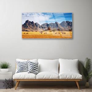 Obraz Szklany Pustynia Góry Krajobraz