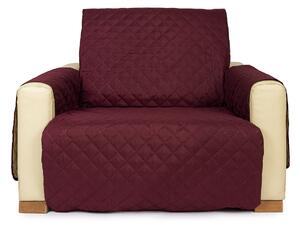 4Home Narzuta na fotel Doubleface bordo/beżowa, 60 x 220 cm, 60 x 220 cm