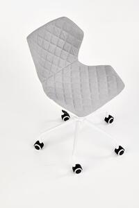 Fotel dla dziecka MATRIX 3 jasno szary/biały