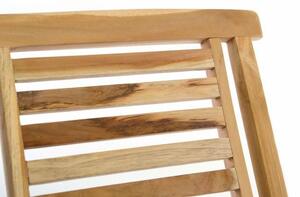 Krzesło ogrodowe DIVERO drewniane składane