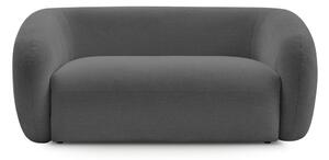 Ciemnoszara sofa z tkaniny szenilowej 160 cm Celine – Bobochic Paris