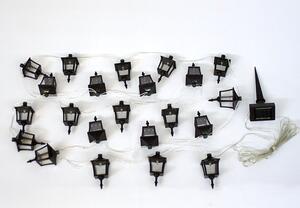 Łańcuch lamp ogrodowych solarny Garth - latarnie 24 diod LED