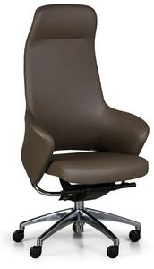 Fotel biurowy SUPREME, brązowy