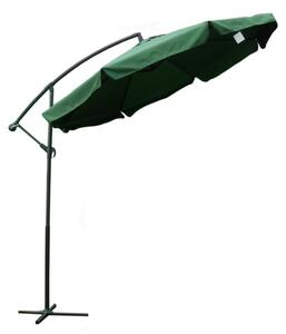 Parasol ogrodowy EXCLUSIVE na wysięgniku zielony ø300 cm