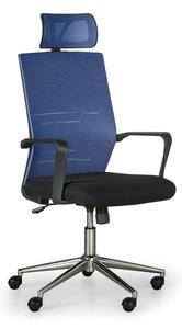 Krzesło biurowe INDY, niebieskie