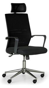 Krzesło biurowe INDY, czarne