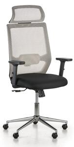 Krzesło biurowe EPIC, szare