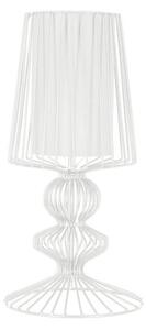Nocna lampa stojąca Aveiro 5410 industrialna do sypialni biała - biały