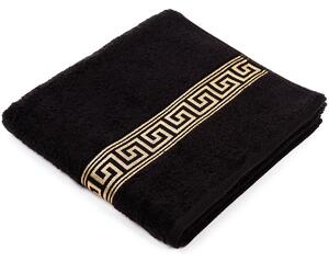 Ręcznik „Greek” czarny, 70 x 130 cm, 70 x 130 cm