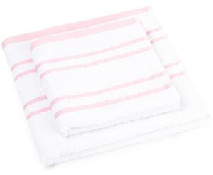 Zestaw ręczników „Snow” różowy, 50 x 100 cm, 70 x 140 cm