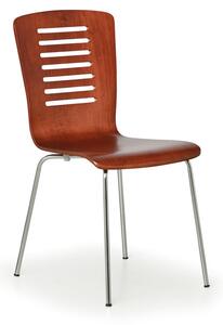 Krzesło do jadalni drewniane LINES 3+1 GRATIS, orzech