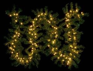 Świąteczna dekoracja - girlanda z oświetleniem,2,7m, 200 LED