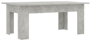 Stolik kawowy, betonowy szary, 100x60x42 cm, płyta wiórowa