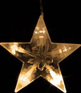 Dekoracja świąteczna - świecące gwiazdki,150LED, ciepła biel