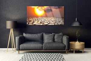 Obraz Szklany Słońce Pustynia Krajobraz