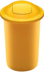 Kosz na śmieci na odpady segregowane Eco Bin 50 l, żółty