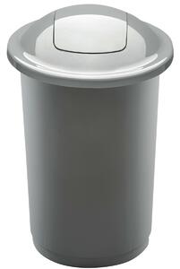 Kosz na śmieci na odpady segregowane Eco Bin 50 l, srebrny