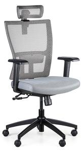 Krzesło biurowe AM, szare