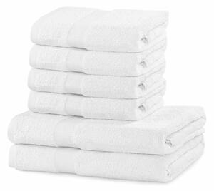 DecoKing Zestaw ręczników Marina biały, 4 szt. 50 x 100 cm, 2 szt. 70 x 140 cm