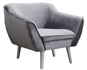 Fotel tapicerowany Cindy Decor w stylu skandynawskim