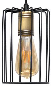 Lampa wisząca podwójna FARGO W-L 1401/2 BK+AB