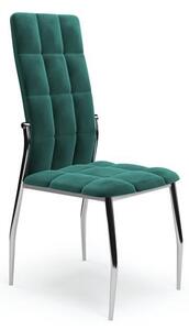 Krzesło K416 VELVET ciemno zielone HALMAR