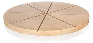 Banquet Deska do krojenia drewniana na pizzę Brilante 32 x 1,5 cm